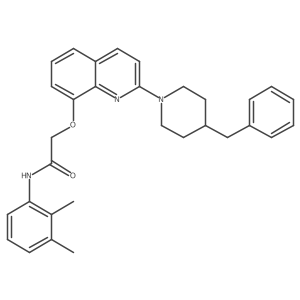 2-((2-(4-benzylpiperidin-1-yl)quinolin-8-yl)oxy)-N-(2,3-dimethylphenyl)acetamide Structure