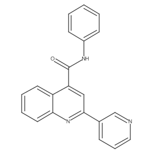 N-Phenyl-2-(pyridin-3-yl)quinoline-4-carboxamide Structure