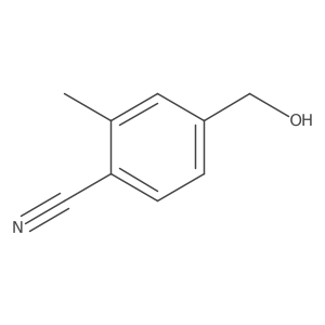 4-(Hydroxymethyl)-2-methylbenzonitrile Structure