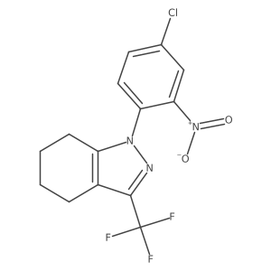 1-(4-chloro-2-nitrophenyl)-3-(trifluoromethyl)-4,5,6,7-tetrahydro-1H-indazole Structure