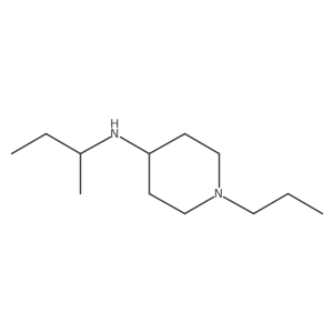 N-(Butan-2-yl)-1-propylpiperidin-4-amine结构式