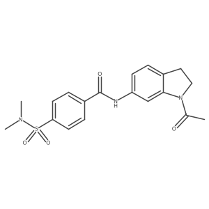 N-(1-acetyl-2,3-dihydro-1H-indol-6-yl)-4-(dimethylsulfamoyl)benzamide Structure