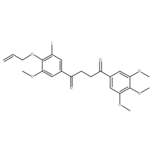 1-(4-Allyloxy-5-iodo-3-methoxyphenyl)-4-(3,4,5-trimethoxyphenyl)-1,4-butanedione结构式