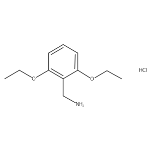 (2,6-Diethoxyphenyl)methanamine hydrochloride Structure