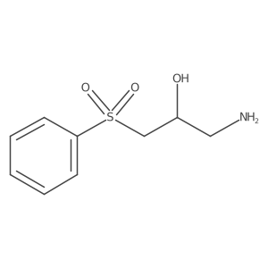 1-Amino-3-(benzenesulfonyl)propan-2-ol Structure