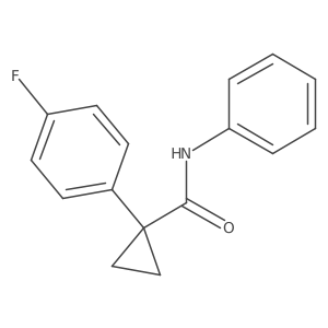 1-(4-fluorophenyl)-N-phenylcyclopropanecarboxamide Structure