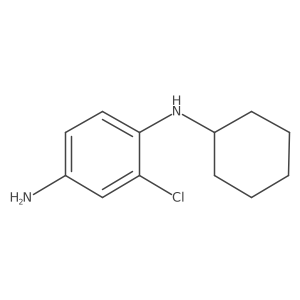 2-Chloro-N*1*-cyclohexyl-benzene-1,4-diamine Structure