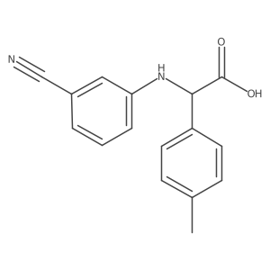 I+/--[(3-Cyanophenyl)amino]-4-methylbenzeneacetic acid Structure