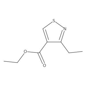 Ethyl 3-ethyl-4-isothiazolecarboxylate Structure