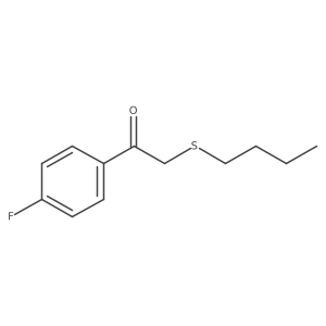 2-(Butylthio)-1-(4-fluorophenyl)ethan-1-one Structure