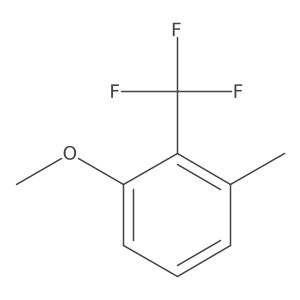 3-Methyl-2-(trifluoromethyl)anisole结构式