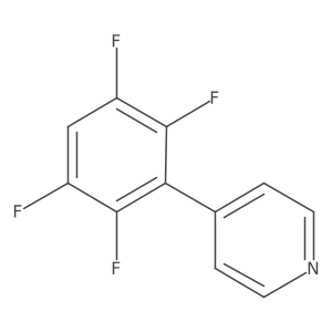 4-(2,3,5,6-Tetrafluorophenyl)pyridine Structure
