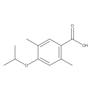 4-Isopropoxy-2,5-dimethylbenzoic acid结构式