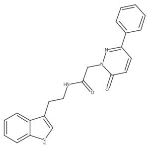 N-(2-(1H-indol-3-yl)ethyl)-2-(6-oxo-3-phenylpyridazin-1(6H)-yl)acetamide Structure