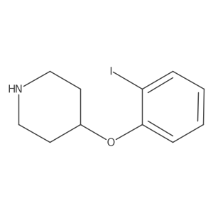 4-(2-Iodophenoxy)piperidine Structure