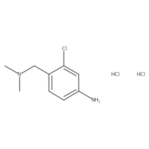 3-Chloro-4-[(dimethylamino)methyl]aniline dihydrochloride Structure