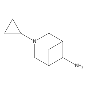 3-Cyclopropyl-3-azabicyclo[3.1.1]heptan-6-amine Structure