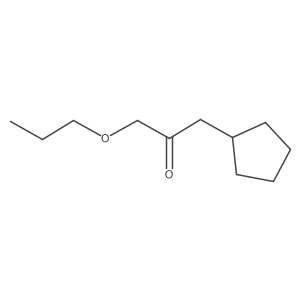 1-Cyclopentyl-3-propoxy-2-propanone结构式