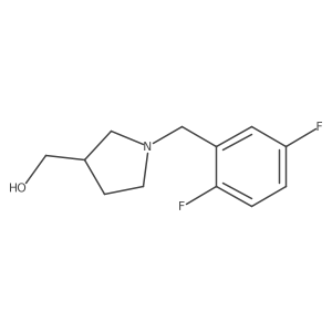 {1-[(2,5-Difluorophenyl)methyl]pyrrolidin-3-yl}methanol结构式