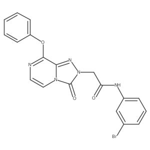 N-(3-bromophenyl)-2-(3-oxo-8-phenoxy-[1,2,4]triazolo[4,3-a]pyrazin-2(3H)-yl)acetamide Structure