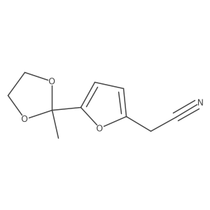 [5-(2-Methyl-[1,3]dioxolan-2-yl)-furan-2-yl]-acetonitrile Structure