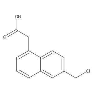 2-(Chloromethyl)naphthalene-5-acetic acid Structure