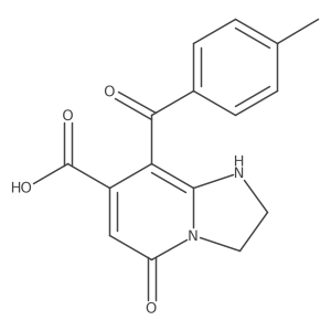 8-(4-Methylbenzoyl)-5-oxo-1,2,3,5-tetrahydroimidazo[1,2-a]pyridine-7-carboxylic acid Structure