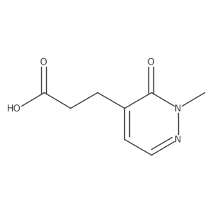 3-(2-Methyl-3-oxo-2,3-dihydro-pyridazin-4-yl)-propionic acid结构式