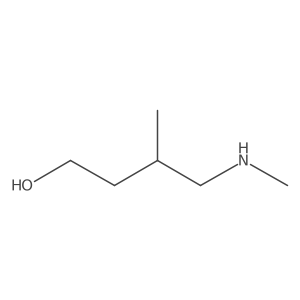 3-Methyl-4-(methylamino)butan-1-ol结构式
