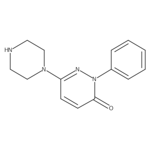 2-Phenyl-6-(piperazin-1-yl)pyridazin-3(2H)-one结构式