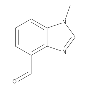 1-methyl-1H-1,3-benzodiazole-4-carbaldehyde Structure