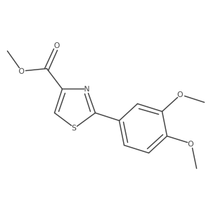 Methyl 2-(3,4-Dimethoxyphenyl)thiazole-4-carboxylate Structure