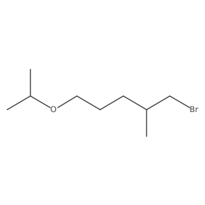 1-Bromo-2-methyl-5-(propan-2-yloxy)pentane Structure