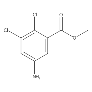 Methyl 5-amino-2,3-dichlorobenzoate结构式