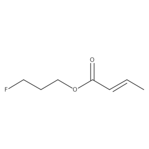 3-fluoropropyl (E)-but-2-enoate Structure