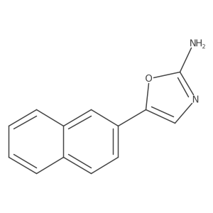 5-(Naphthalen-2-yl)oxazol-2-amine结构式