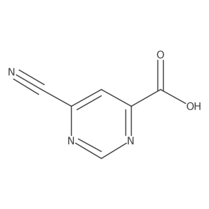 6-Cyanopyrimidine-4-carboxylic acid Structure