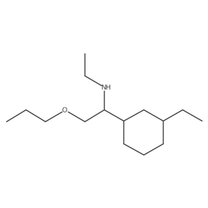 Cyclohexanemethanamine, N,3-diethyl-I+/--(propoxymethyl)-结构式