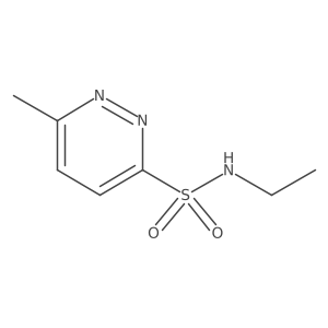 N-ethyl-6-methylpyridazine-3-sulfonamide结构式