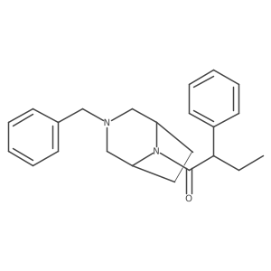 1-((1R,5S)-3-benzyl-3,8-diazabicyclo[3.2.1]octan-8-yl)-2-phenylbutan-1-one Structure