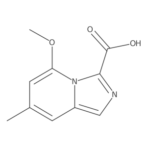 Imidazo[1,5-a]pyridine-3-carboxylic acid, 5-methoxy-7-methyl- Structure