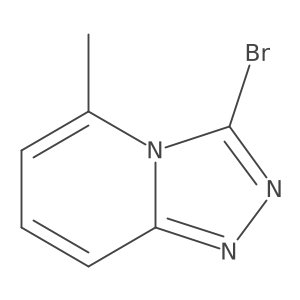 3-Bromo-5-methyl-[1,2,4]triazolo[4,3-a]pyridine结构式