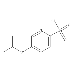 5-Isopropoxypyridine-2-sulfonyl chloride结构式
