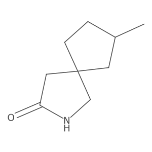 7-Methyl-2-azaspiro[4.4]nonan-3-one结构式