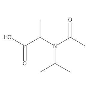 2-[N-(propan-2-yl)acetamido]propanoic acid结构式
