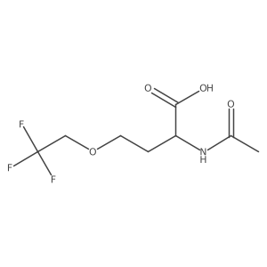 2-Acetamido-4-(2,2,2-trifluoroethoxy)butanoic acid Structure