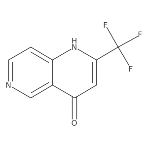2-(Trifluoromethyl)-1,6-naphthyridin-4-ol结构式