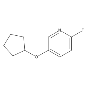 5-(Cyclopentyloxy)-2-fluoropyridine Structure