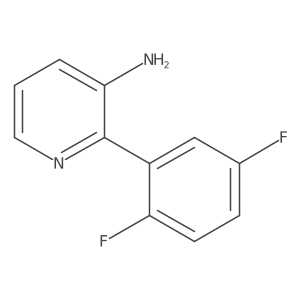 2-(2,5-Difluorophenyl)pyridin-3-amine Structure