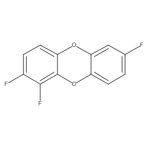 1,2,7-Trifluorodibenzo-p-dioxin Structure